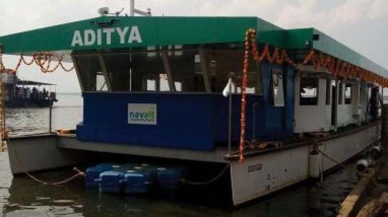 Aditya, the countrys first solar ferry, successfully completed two years of operation.