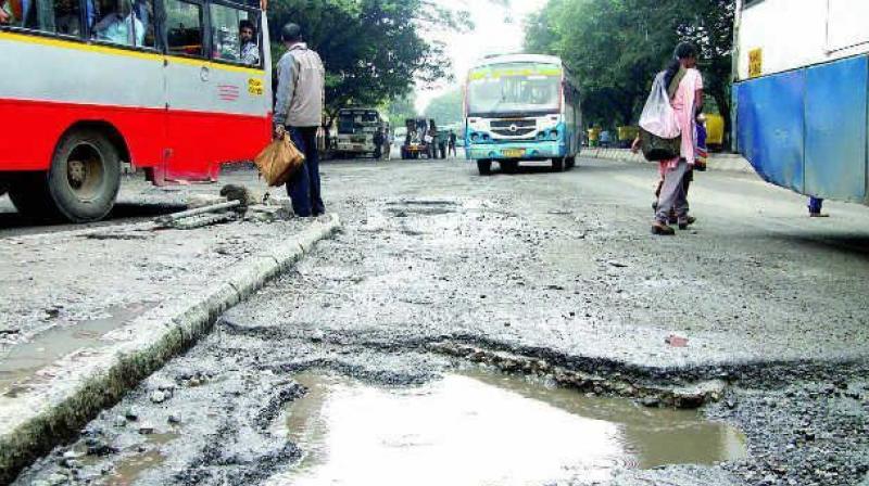 On potholes, GHMC commissioner B. Janardhan Reddy said repairs could only be done in phases.