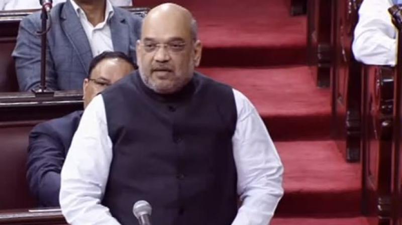 BJP President Amit Shah also pitched for simultaneous assembly and Lok Sabha elections, besides touching upon a host of measures taken by the government. (Photo: ANI | Twitter)