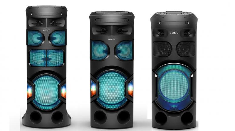 Sony unveils three high power audio systems