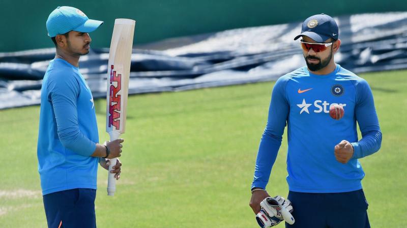 The selectors had picked Shreyas Iyer as Virat Kohlis cover during the Dharamsala Test against Australia in 2017. Kohli had sustained a shoulder injury then. Iyer, however, didnt find a place in the playing XI. (Photo: PTI)