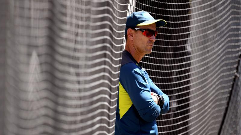 Justin Langer was full of praise for Nathan Lyon who has taken 16 wickets in two Tests, and has been a pivotal member of the attack. (Photo: AFP)