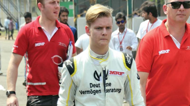 Mick will drive one of his fathers cars before Sundays Belgium Grand Prix to mark the 25th anniversary of the seven-time world champions first Formula One victory. (Photo: DC File)