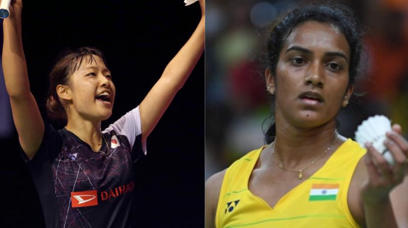 Sindhu who has previously played Okuhara  leads the head-to-head record against her Japanese opponent  1-0. (Photo: AP/AFP)