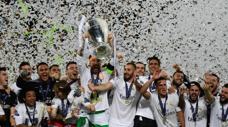 Real Madrid beat their rivals Atletico Madrid in penalties to lift the title in 2016. (Photo:AFP)