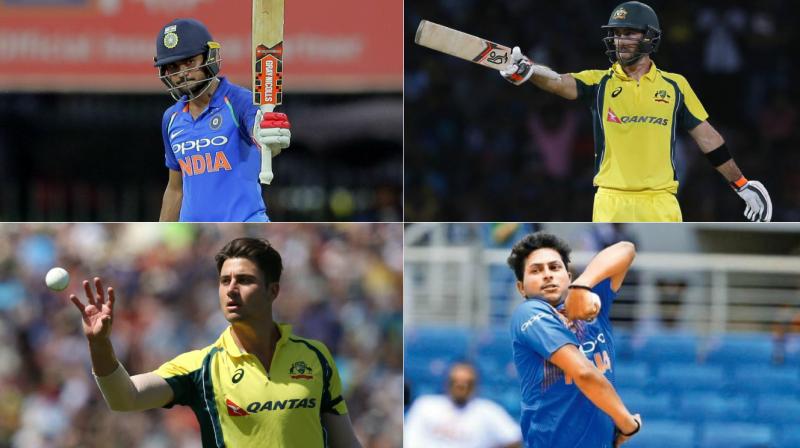 Manish Pandey, Glen Maxwell, Marcus Stoinis and Kuldeep Yadav will have a chance to prove their mettle in the keenly contested series. (Photo: AP/AFP)