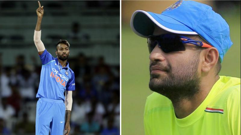 Pandya, who started playing for India last year, has raised expectations just like his senior Baroda teammate Pathan did nearly 14 years ago, when he made his debut against Australia in December 2003. (Photo:PTI/AP)