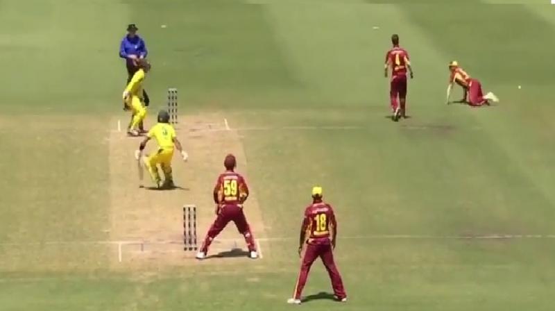 Marnus Labuschagne breached the new regulations of fake fielding due to which Queensland Bulls were penalised 5 runs for breaking the rules. (Photo: Youtube screengrab)