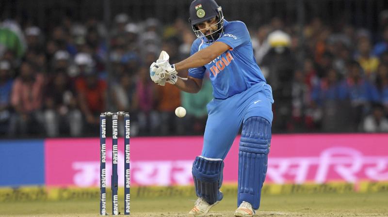 Rohit Sharma scored his 14th ODI hundred as Team India closed in on crushing victory . (Photo: AP)