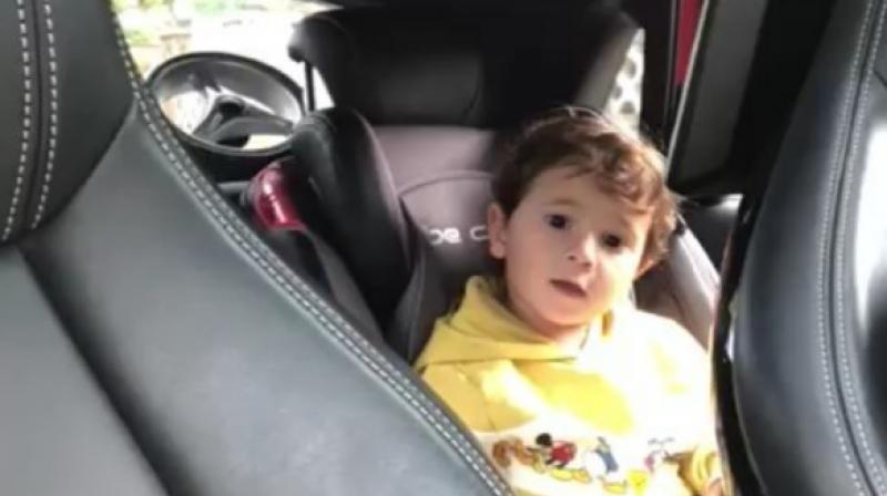 Lionel Messi  posted a video on social media of his child singing in Catalan. (Photo: Instagram screengran )