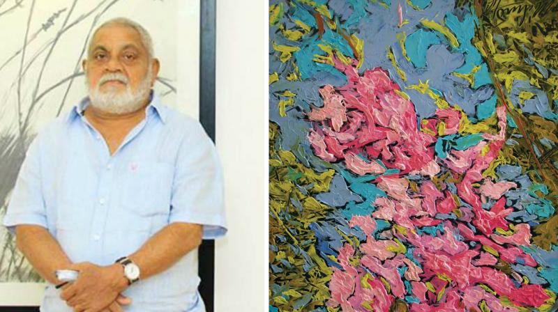 Nayak, who has always preferred the brute force of the knife to what he calls the \politeness of the brush,\ has explored wood as a substrate with oils and acrylics.