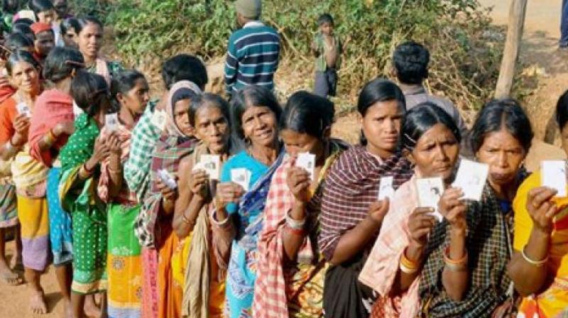 Over 68 per cent votes were cast in Uttarakhand, two per cent more than the last assembly polls, in 69 out of the states 70 seats. (Photo: PTI)