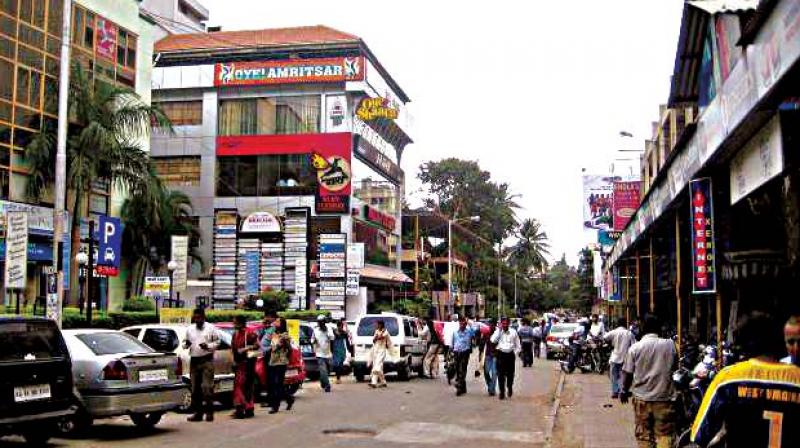 A file photo of Church Street in Bengaluru