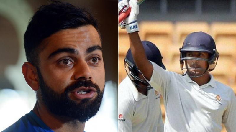 Virat Kohli made it clear that he wants Vijay Shankar to get a feel of the Indian teams set-up and know what he needs to do to become a top notch international player. (Photo: AFP / PTI)