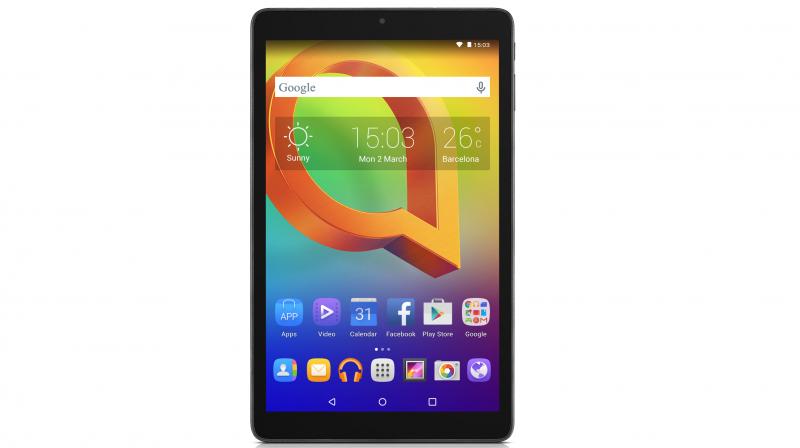 The tablet offers a 10-inch HD IPS display with a resolution of 1280x800 pixels and measures 9.5 thick.