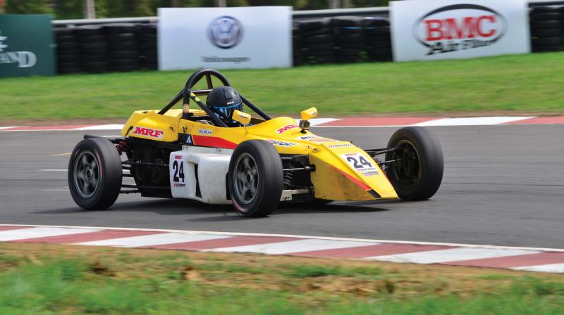 Sohil Shah at a  racing track