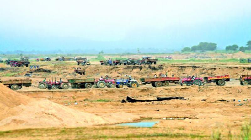 The state government, however, through its public works department had seized the trucks carrying the sand to the buyers and ordered that the imported sand should not be sold in the state.  (Representational Images)