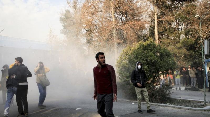 Sunday night was the deadliest since the angry demonstrations broke out on Thursday and spread across the country in the biggest test for the regime since mass protests in 2009. (Photo: AP)