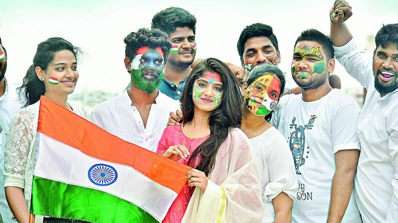 The students of Hamstech Institute of Fashion & Interior Design celebrated the Independence Day with many fun-filled activities