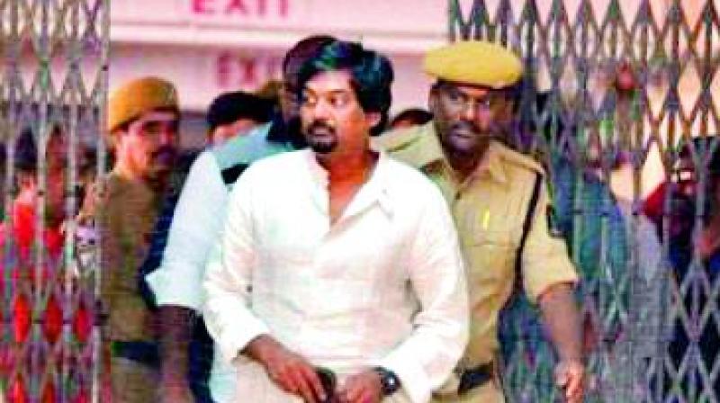 Puri Jagannadh while appearing before SIT