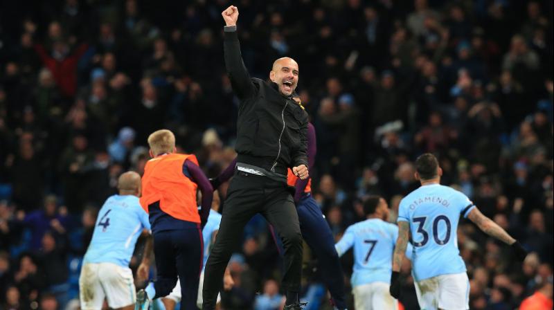 Manchester Citys record-breaking 18-match winning streak looked set to end against Southampton, but with Raheem Sterling in the team, Pep Guardiolas side simply do not know when they are beaten. (Photo: AFP)