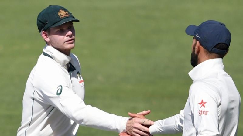 Virat Kohli and Steve Smith will be expected to display maturity when play gets underway in Ranchi after their verbal duels at Bengaluru. (Photo: PTI)