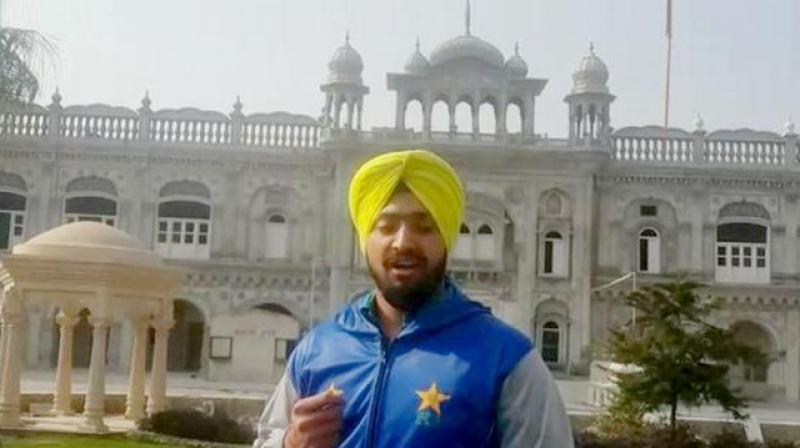 Mahinder Pal Singh is perhaps the first Sikh to play domestic cricket in Pakistan although unverified information suggests that another Sikh cricketer, Gulab Singh did appear in two or three grade-2 matches some years ago and then disappeared. (Photo: Twitter)