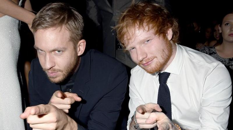 Calvin Harris and Ed Sheeran.