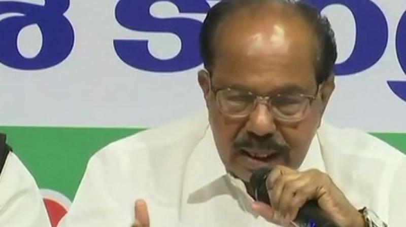 IAF chief lying, suppressing truth over Rafale matter: Veerappa Moily