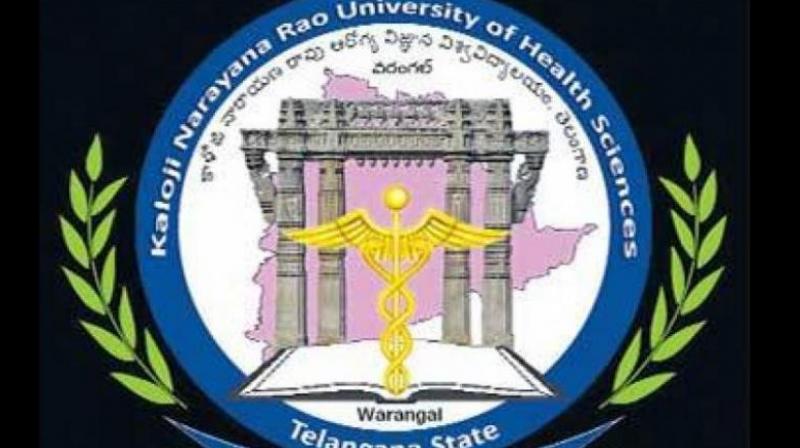 Kaloji Narayana Rao University of Health Sciences Logo.