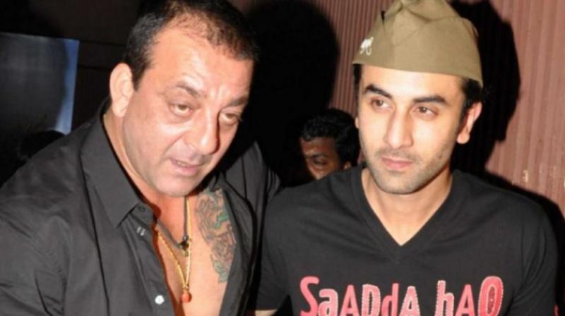 Ranbir Kapoor and Sanjay Dutt