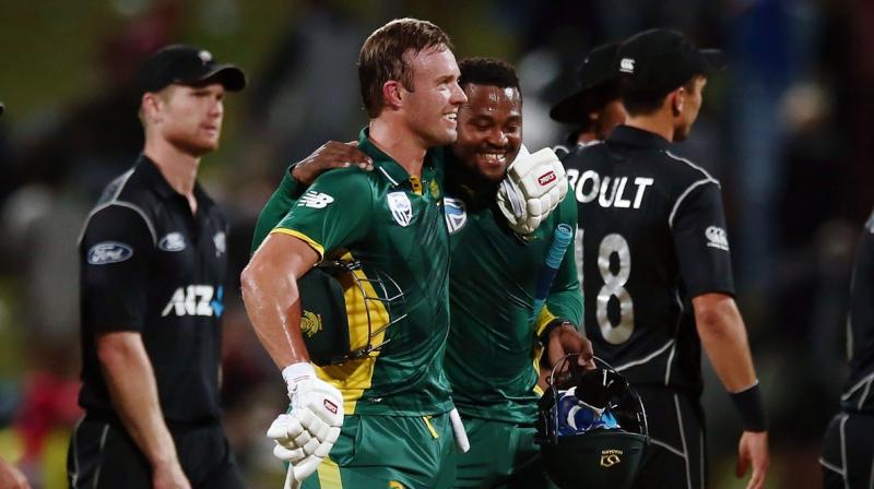 AB de Villiers made 37 off 34 balls. (Photo: NZC)