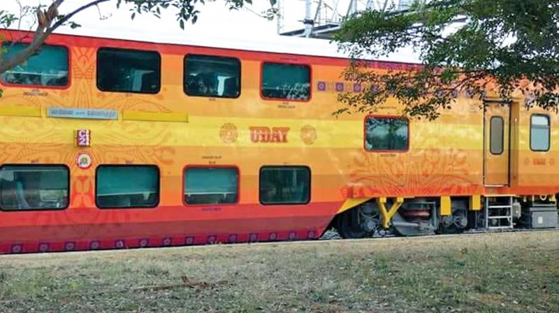 The much-awaited and long-time demand of Coimbatore people, the Uday double decker express train announced in the 2016 railway budget will start plying from June 8.