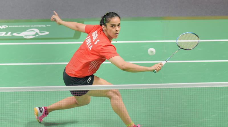 Nehwal did not break much sweat in the match and looked much comfortable as compared to her opening round clash against Cheung Ngan Yi of Hong Kong. (Photo