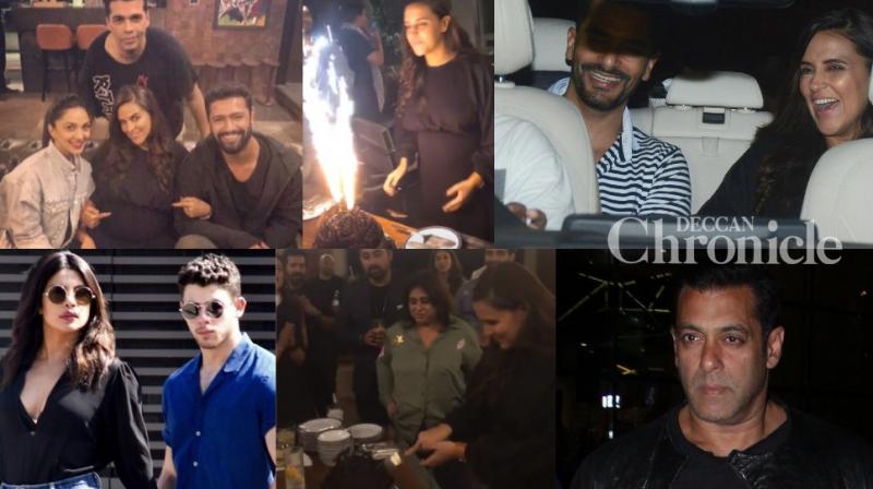 Salman back, Peecee-Nicks date, KJos grand bash for Neha, others snapped