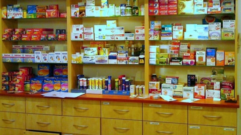 Pharmacists who own their own shops were taking selfies outside their shops and uploading them on social media sites on Tuesday to show that the call for a nationwide bandh has not been successful. (Representational image)