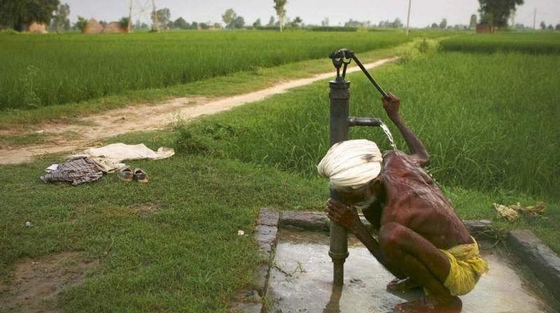 India supports 15 per cent of the worlds population but possesses only four per cent of the worlds water resources. World Bank data shows that only 35 per cent of Indias agricultural land is irrigated  defined as the artificial application of water to land or soil. This means that 65 per cent of farming depends on rainfall.