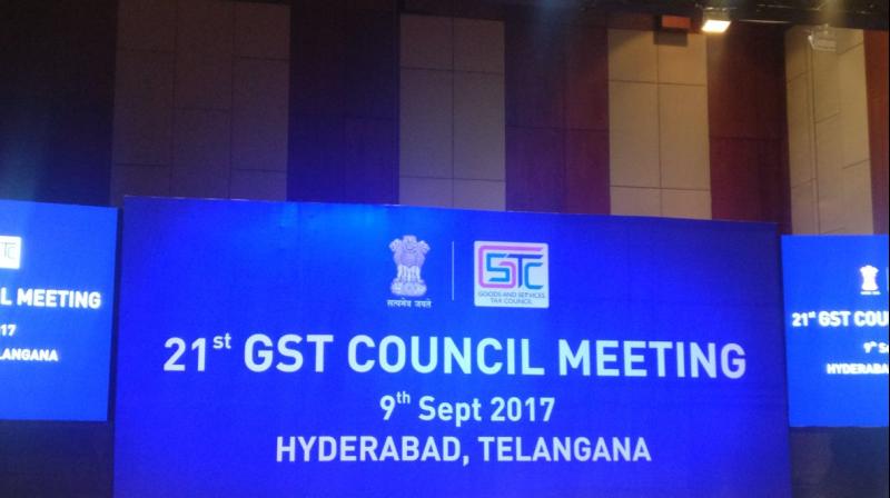 Hyderabad International Convention Centre, venue of 21st GST Council meet in Hyderabad on September 9, 2017.
