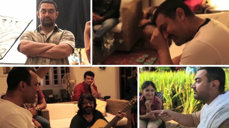 Screengrabs from the video posted by the makers of Dangal.
