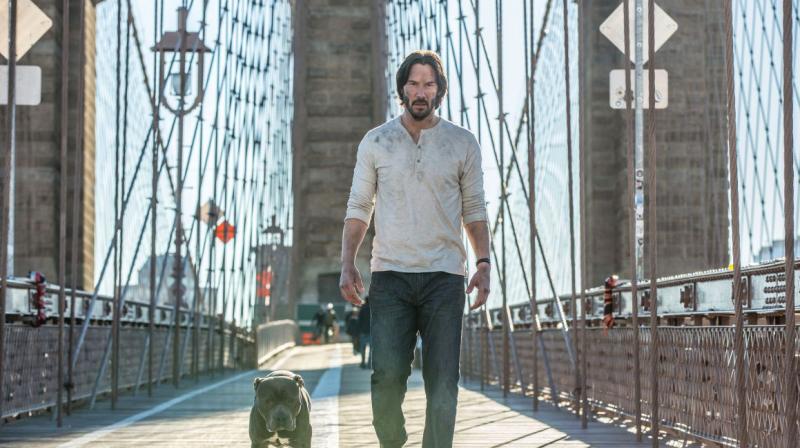 Keanu Reeves in a still from John Wick Chapter 2.