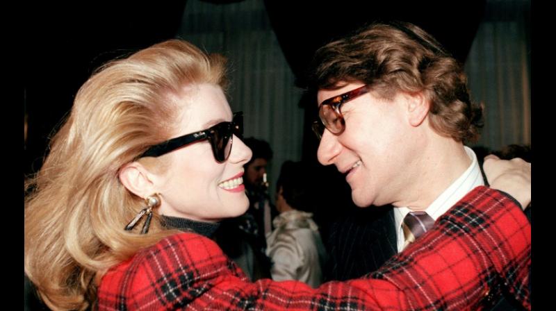 French actress Deneuve to auction personal YSL clothing next week