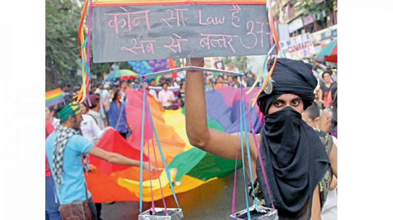 Protest criminalisation: There has been a growing demand for decriminalising Section 377 and doing away with archaic laws.