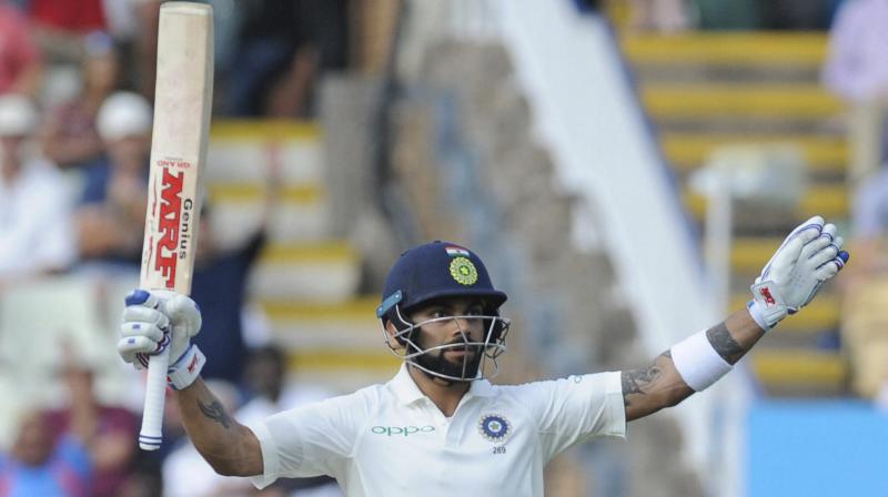 So good was the reply from Kohli, that one knock would go past the overall runs scored from his 10 previous innings during Indias five-test tour in 2014.(Photo: AP)