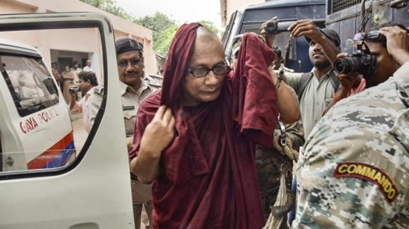 Bhante Shanghpriya Sujoy was first arrested on Wednesday and police are also investigating the trust which runs the school. (Photo: PTI)