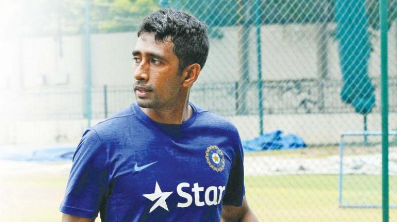 Wridhhiman Saha smashed a match-wining double century in the 4th innings to lead Rest of India to a six-wicket win over Gujarat in the Irani Trophy. (Photo: Shashidhar B)