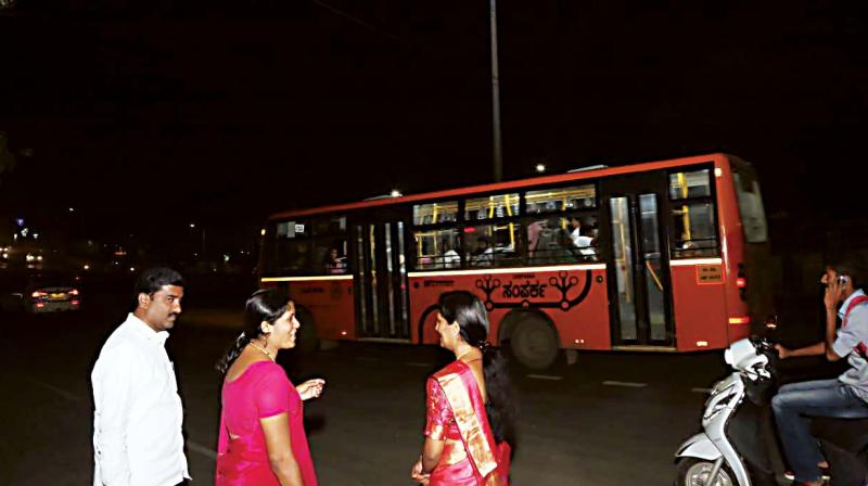A file picture of Mayor Gangambike during night rounds