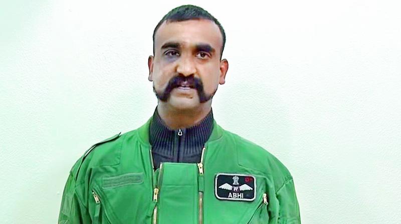 Wing Commander Abhinandan Varthaman in the video released by Pakistan.