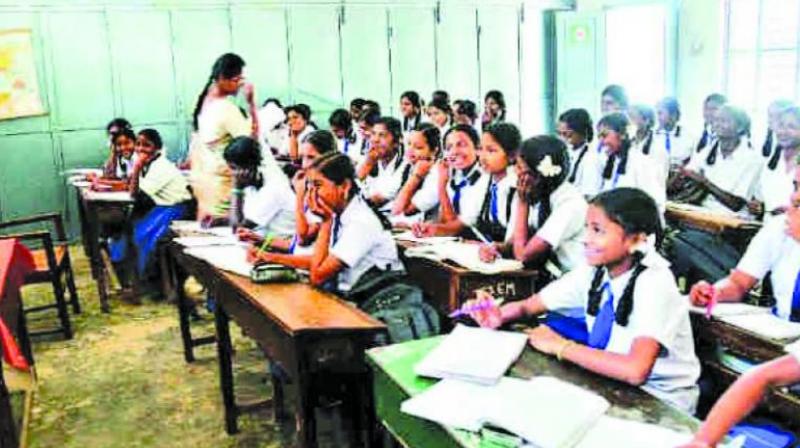 City-based child rights NGO Balala Hakkula Sangham accused the school management of subjecting the school children to stress. (Photo: PTI/Representational)