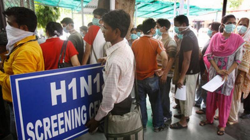 Five new cases of swine flu were confirmed on Monday of which two are undergoing treatment at Gandhi Hospital.