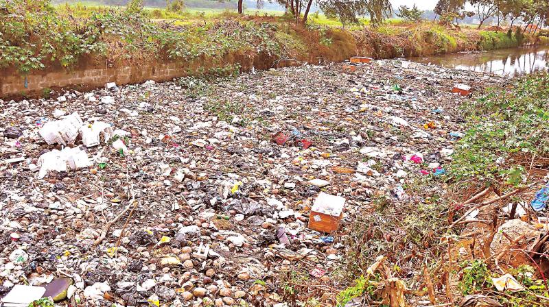 Despite several appeals to the public not to dump garbage in storm water drains, the menace continues.